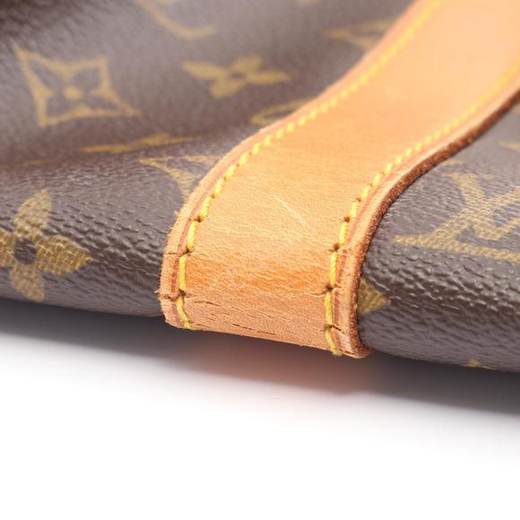 Louis Vuitton Bag Brown Leather Keepall Boston Monogram - Picture 7 of 8